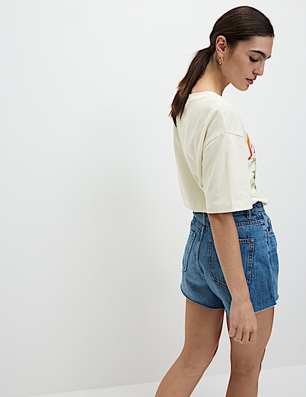 Pure Cotton Graphic Oversized T-Shirt