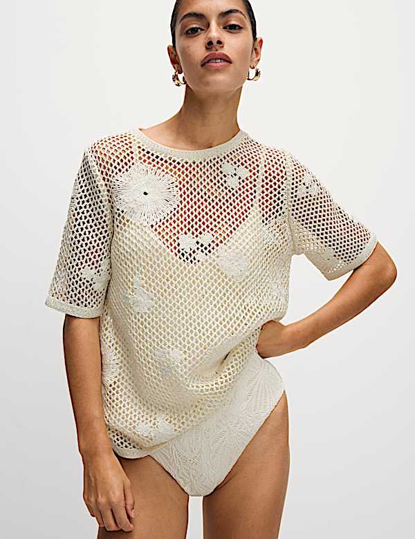 Crochet Sparkly T-Shirt - FI