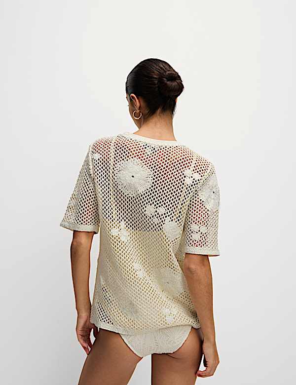 Crochet Sparkly T-Shirt