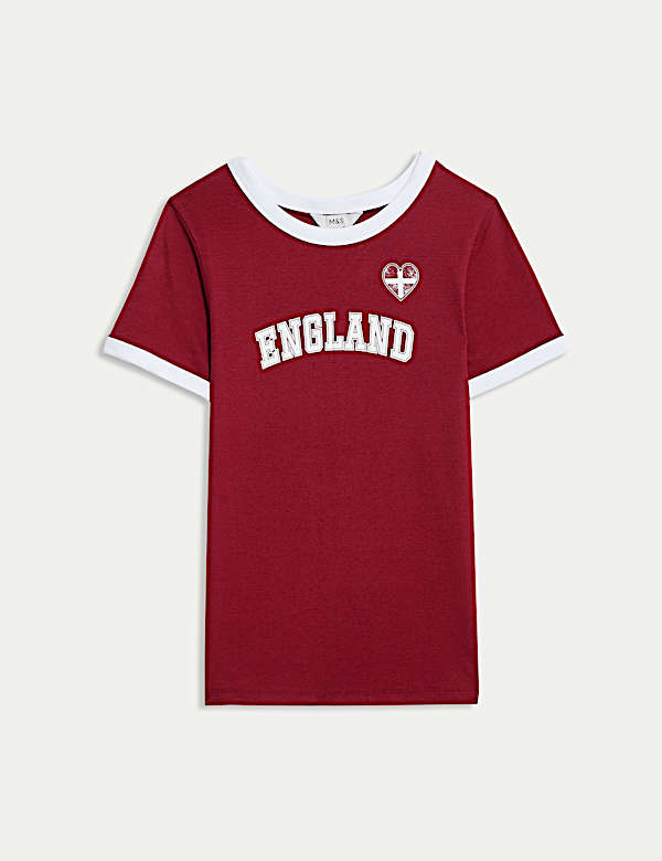 Pure Cotton England Slim Fit Ringer Tee - US