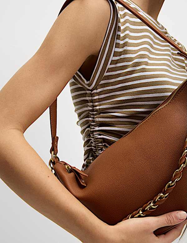 Pure Cotton Striped Drawstring Top