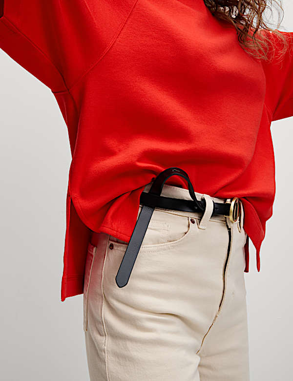 Pure Cotton Relaxed Boxy T-Shirt - PL