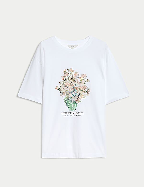 Oversized tričko s grafikou z čist&eacute; bavlny - CZ