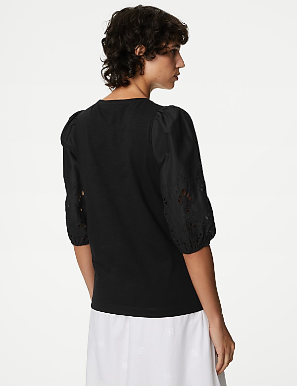 Pure Cotton Broderie Top