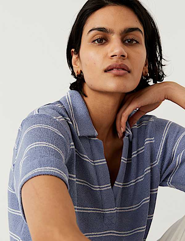 Striped Textured Top