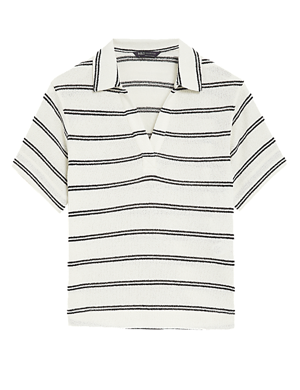 Striped Textured Top