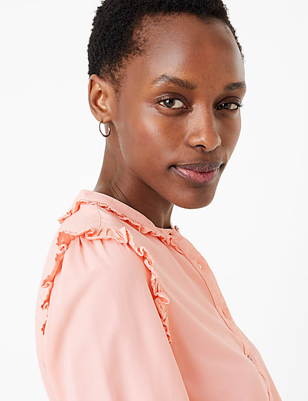 Tencel™ Ruffle Blouse