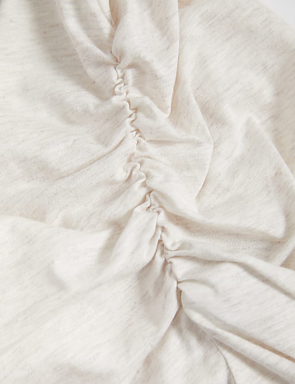 Cotton Modal Ruched Top