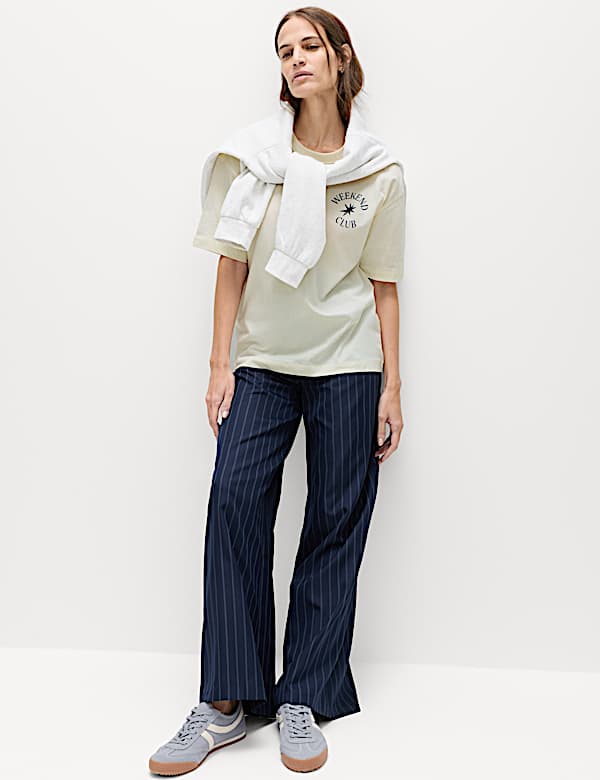 Cotton Rich Graphic Oversized T-Shirt