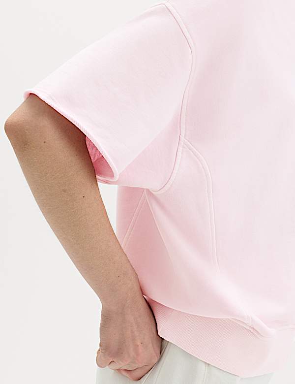 Pure Cotton Garment Dye Sweatshirt