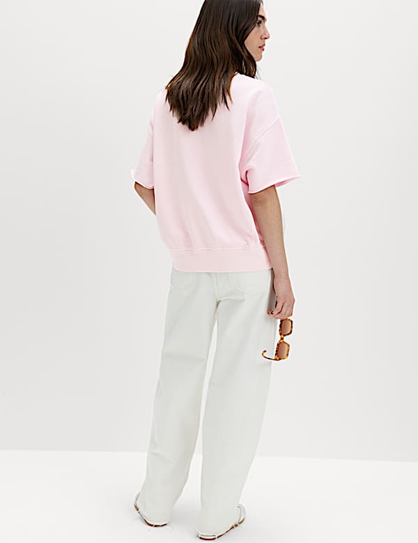 Pure Cotton Garment Dye Sweatshirt