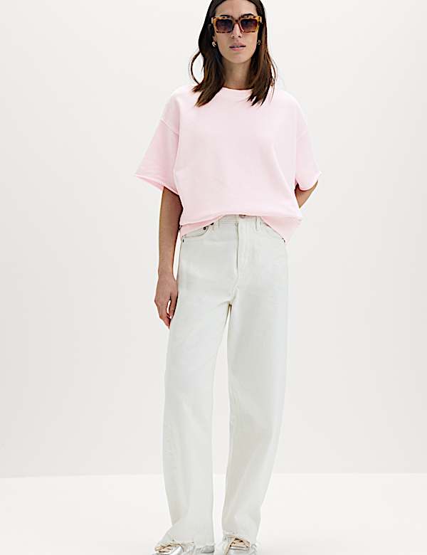 Pure Cotton Garment Dye Sweatshirt