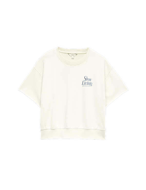 Pure Cotton Garment Dye Sweatshirt