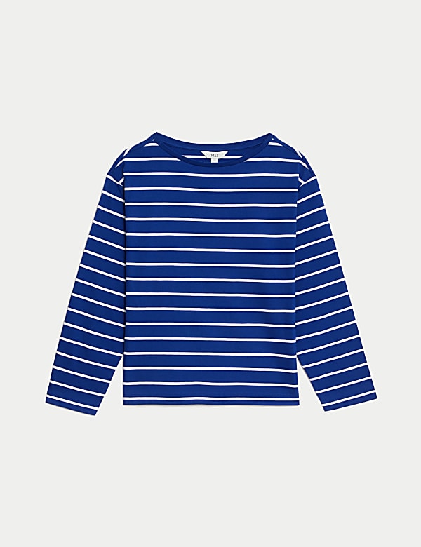 Bavlněn&yacute; pruhovan&yacute; top z čist&eacute; bavlny - CZ