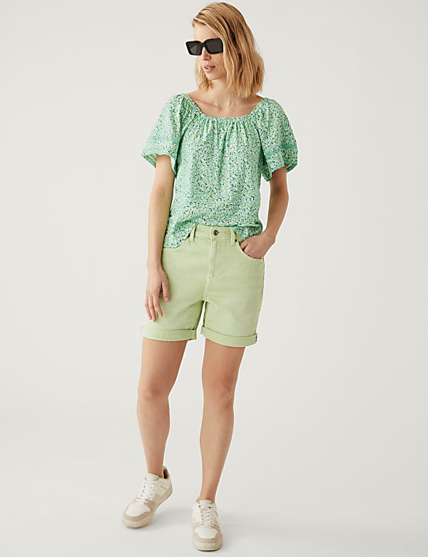 Pure Cotton Floral Top