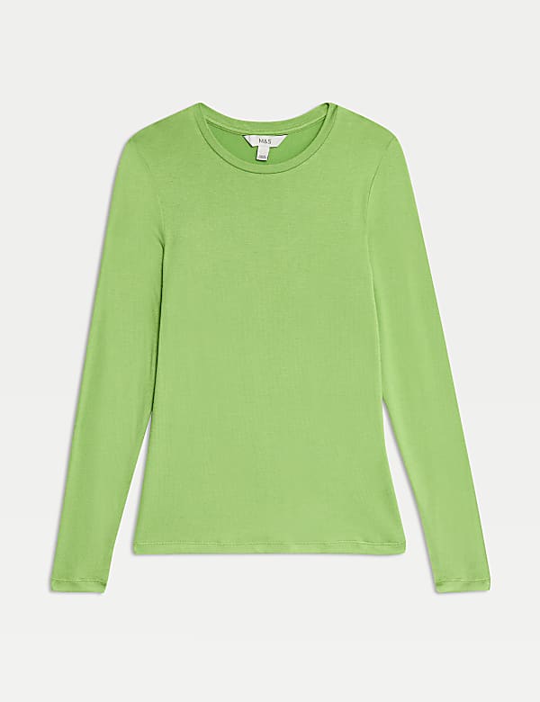 Cosy Crew Neck Slim Fit Top - GR