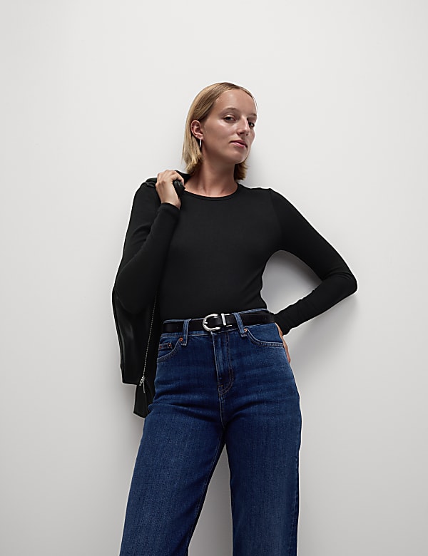 Cosy Crew Neck Slim Fit Top