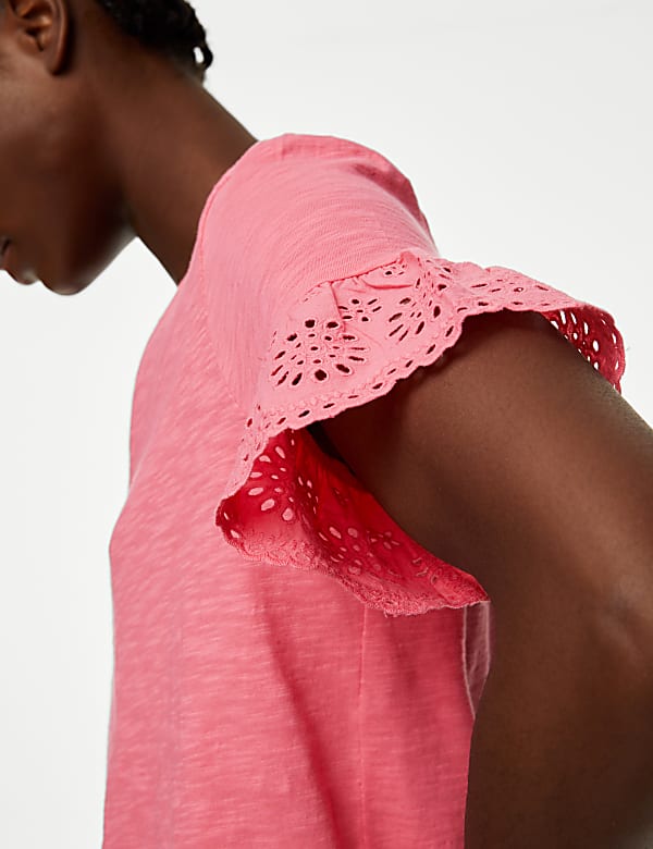 Pure Cotton Broderie Top