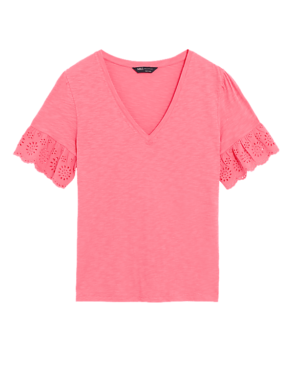 Pure Cotton Broderie Top