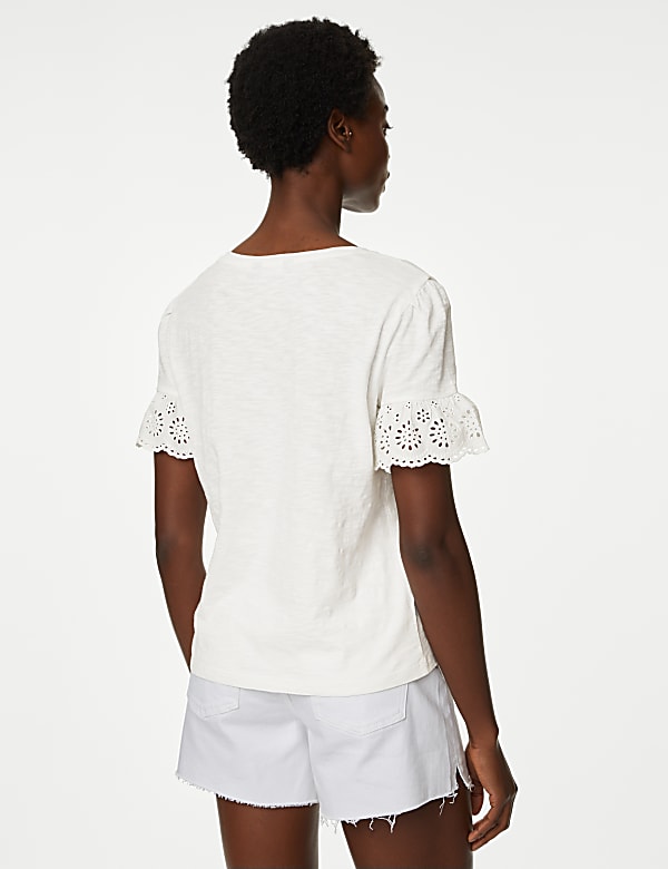 Pure Cotton Broderie Top