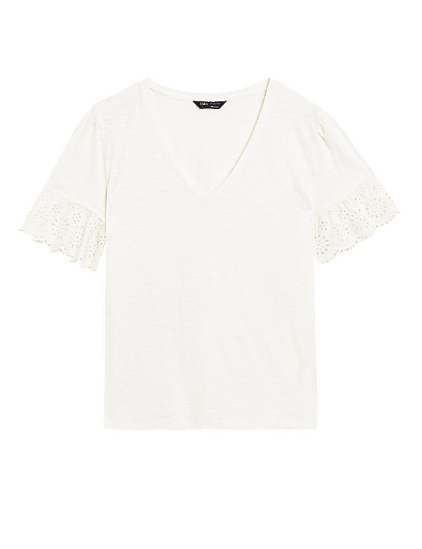 Pure Cotton Broderie Top