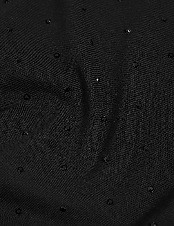 Pure Cotton Embellished T-Shirt