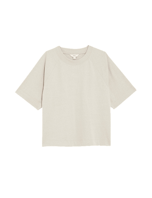 Brushed Cotton Blend Textured Top