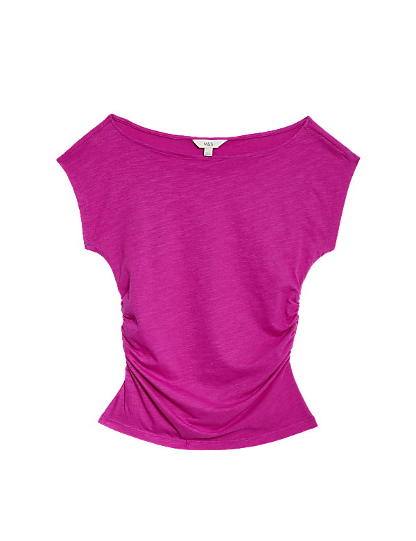 Cotton Modal Ruched Top