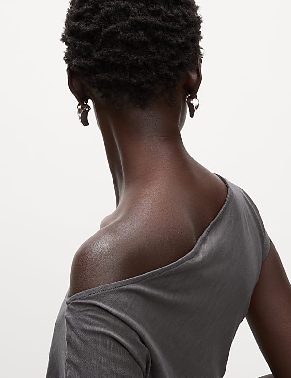 Cotton Modal Ruched Top