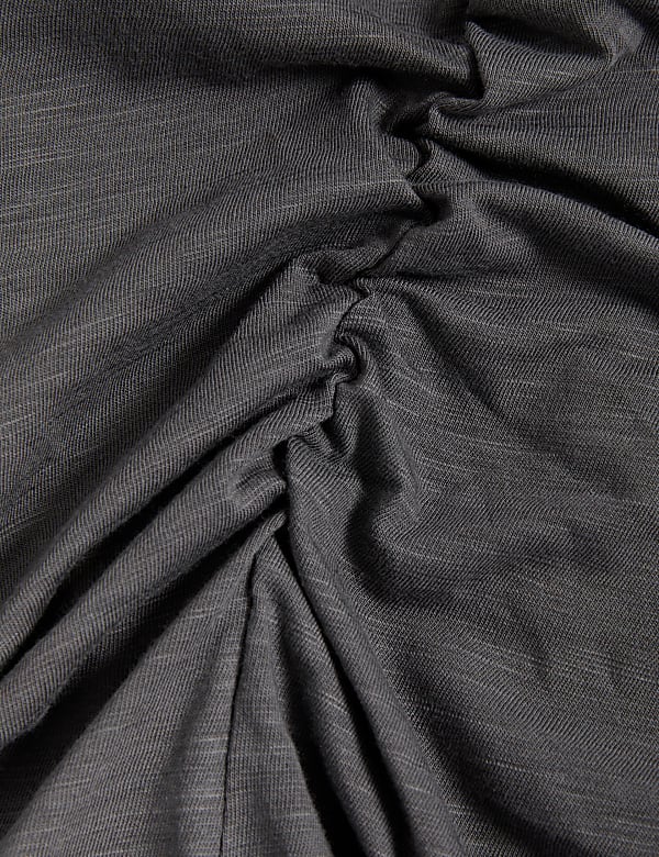 Cotton Modal Ruched Top