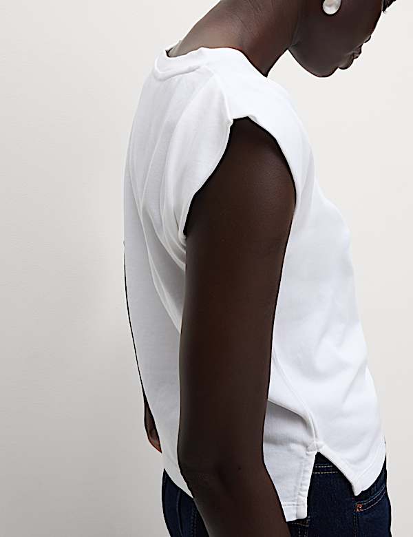 Pure Cotton Embellished Regular Fit Top