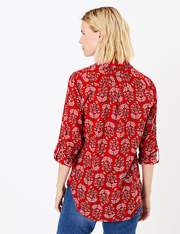 Pure Cotton Printed Shirt