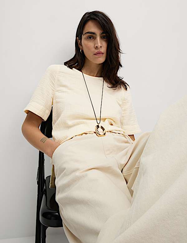 Pure Cotton Regular Fit Top - IT