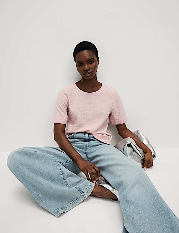 Pure Cotton Regular Fit Top - HU