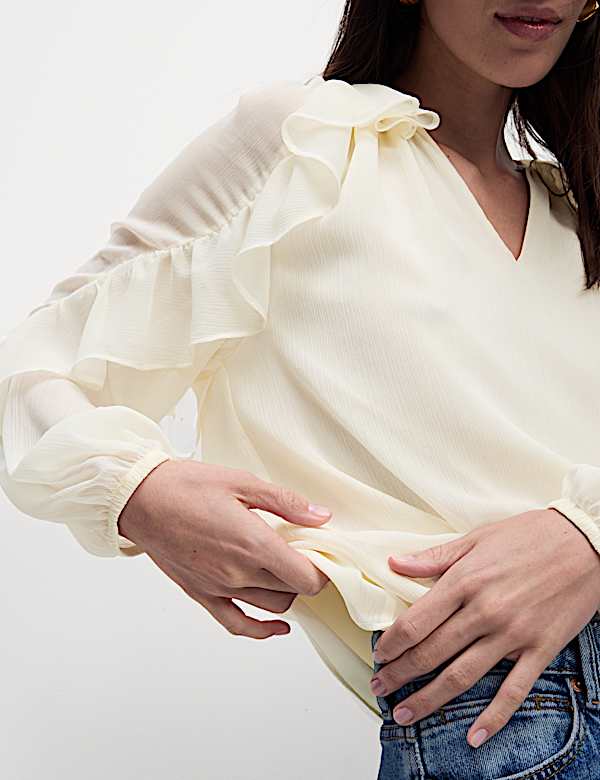 Ruffle Volume Blouse - JO