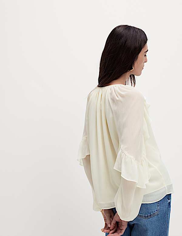 Ruffle Volume Blouse - JO