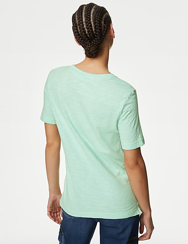 Embroidered Pure Cotton T-Shirt
