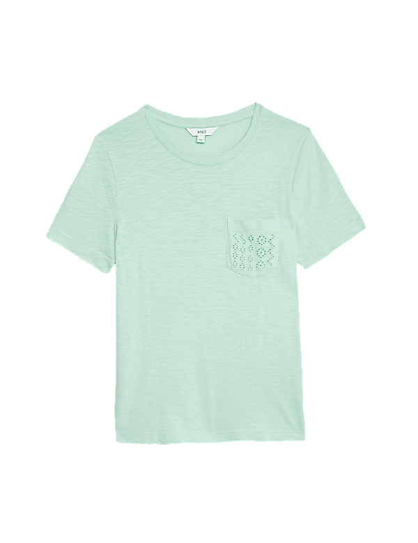 Embroidered Pure Cotton T-Shirt