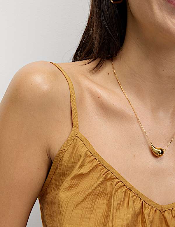 Lyocell Rich V-Neck Cami Top - JO