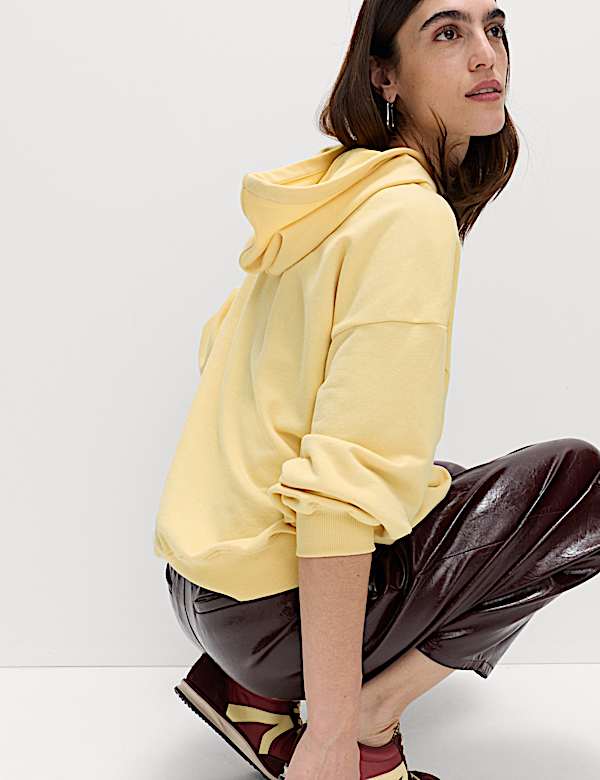 Φούτερ με κουκούλα και υψηλή περιεκτικότητα σε βαμβάκι - GR