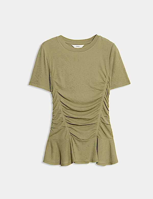 Short Sleeve Ruffle Top - JE