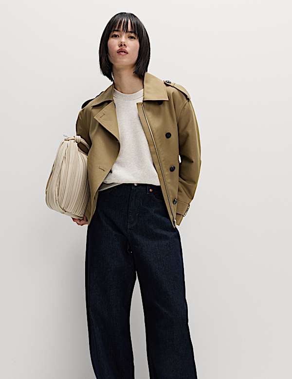 Cotton Rich Crew Neck Relaxed Sweatshirt - MX