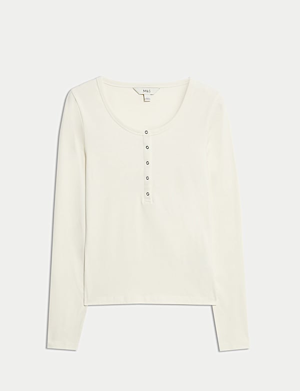 Cotton Rich Garment Dye Henley Top - AU