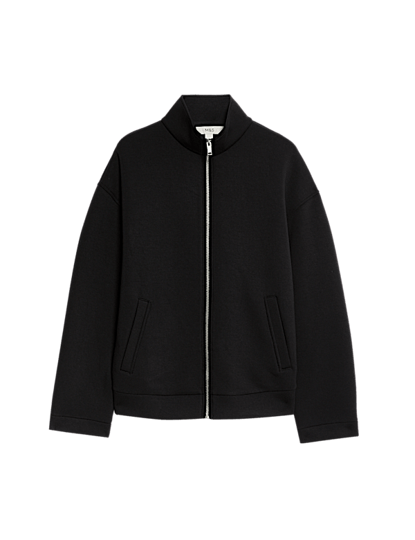 Scuba High Neck Zip Up Sweatshirt