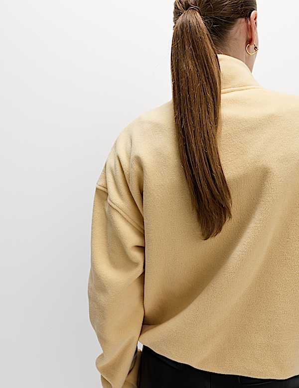 Fleece Half Zip Sweatshirt
