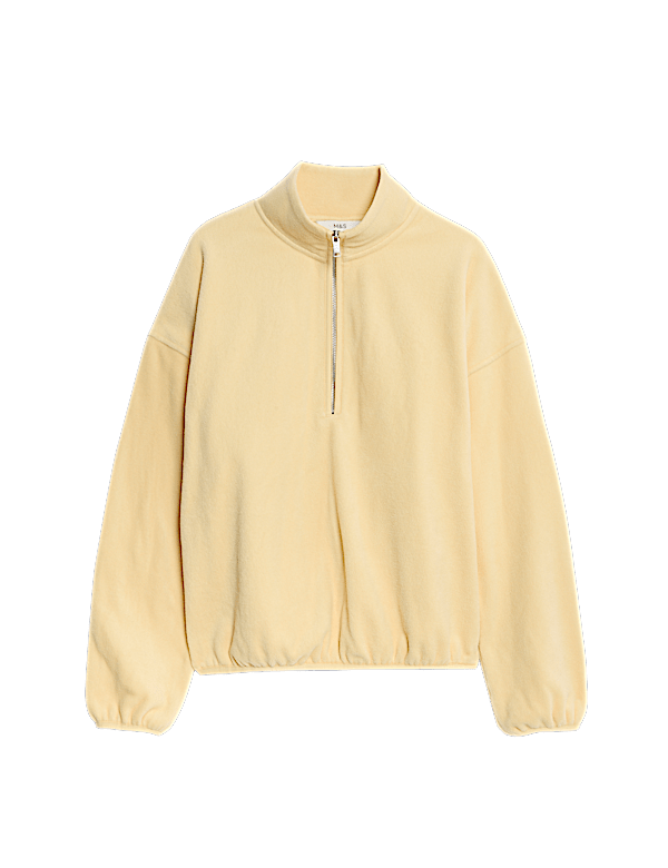 Fleece Half Zip Sweatshirt
