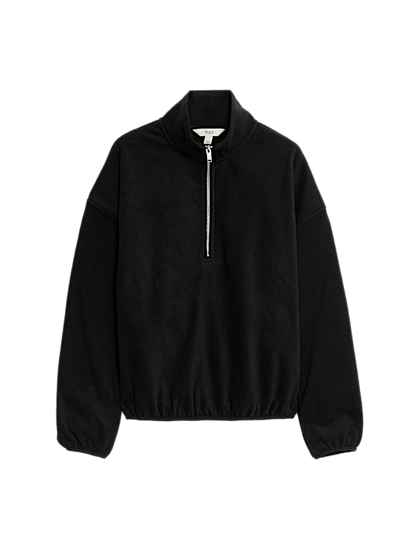 Fleece Half Zip Sweatshirt