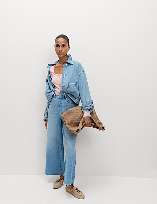 Cotton Rich Scoop Neck Henley Top - GR