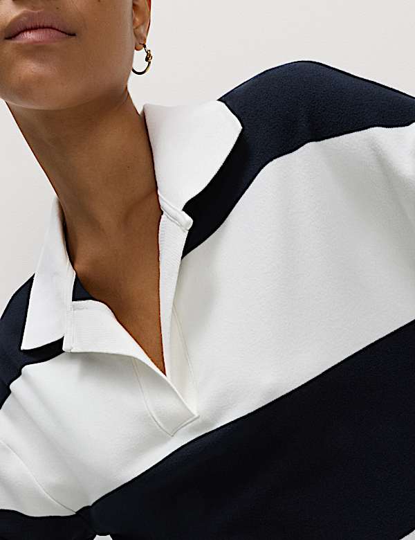 Striped Cosy Rugby Top