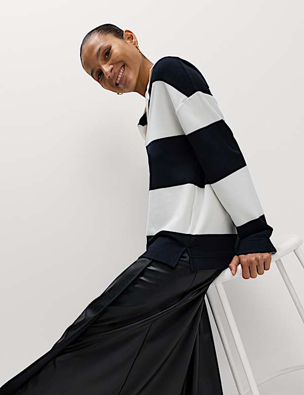 Striped Cosy Rugby Top